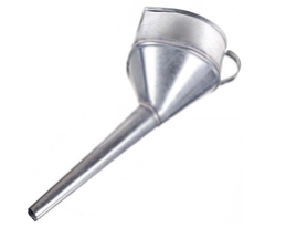 Лійка металева крива