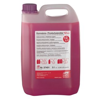 febi-37401 Антифриз (фіолетовий) G12 Plus Plus (5L) (MB325.5/MB325.6)