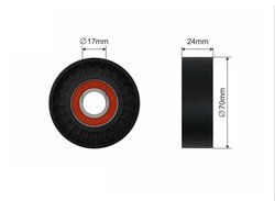 70х17х24  Ролик натягувача