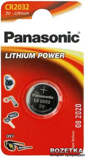panasonic-cr2032el Батарейка Panasonic CR-2032EL BL6