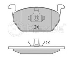 Колодки гальмівні (передні) Audi A3/VW Golf VII 12- (з датчиком) (Ate)