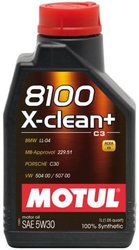 Моторне мастило X-CLEAN+ 8100 5W30 1L A3/B3 C3 BMW 04, 229.51, C30, 504 00/507 00