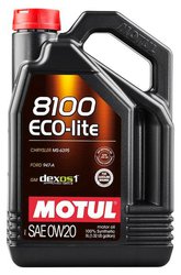 Олива 0W20 ECO-lite SAE 8100 (5L) GM dexos1 (104983)/(101526/108536)