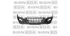 signeda-pvw04153bai Бампер пер.с отв.под тум.