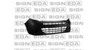 signeda-prn04068bb Бампер пер.без отв.под тум