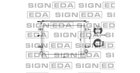 signeda-rc94851 Радиатор кондиционера