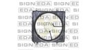 signeda-rdhd600170 Диффузор радиатора +вент.+мотор