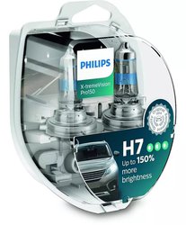 Лампа галогенна Philips X-Tremevision +150% 12В H7 55Вт +150%